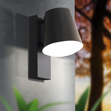 Eglo - Lámpara de pared exterior LED regulable CALDIERO-C 1xE27/9W/230V IP44