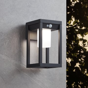 Eglo - Lámpara de pared solar LED con sensor LED/3,7W/3,7V 2000 mAh IP44