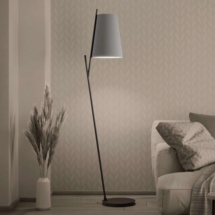 Eglo - Lámpara de pie 1xE27/40W/230V gris