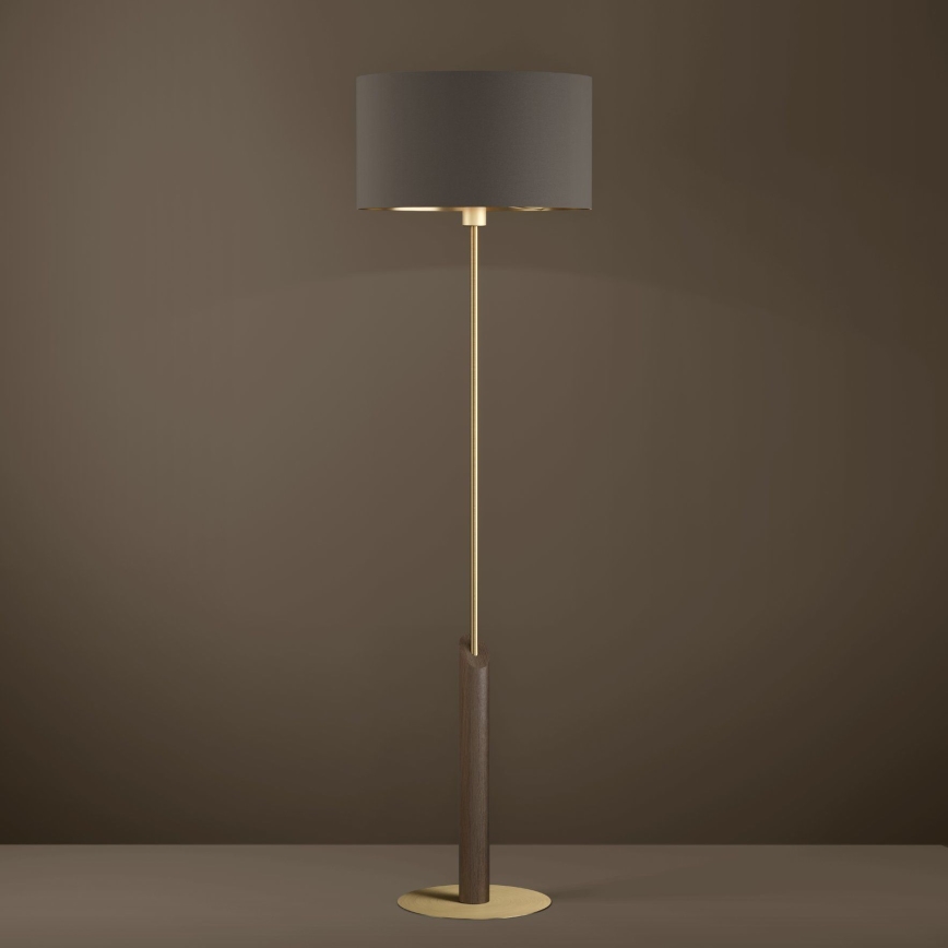 Eglo - Lámpara de pie 1xE27/40W/230V marrón/dorado