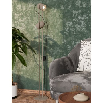 Eglo - Lámpara de pie 2xE14/8W/230V beige