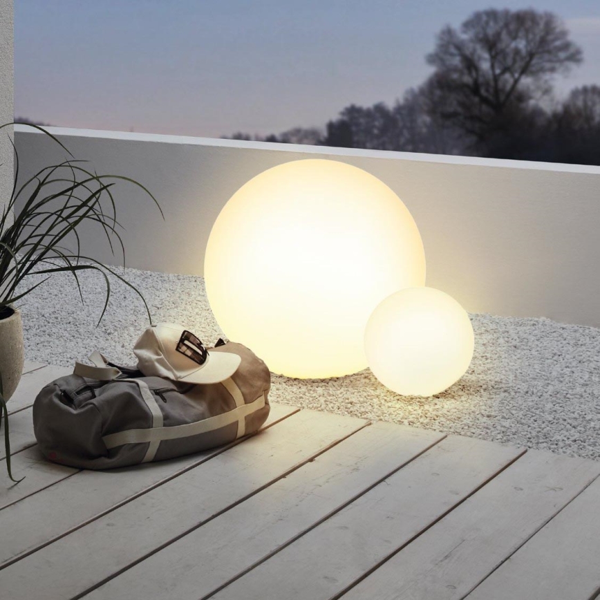 Eglo - Lámpara de pie de exterior 1xE27/40W/230V IP65 ø300