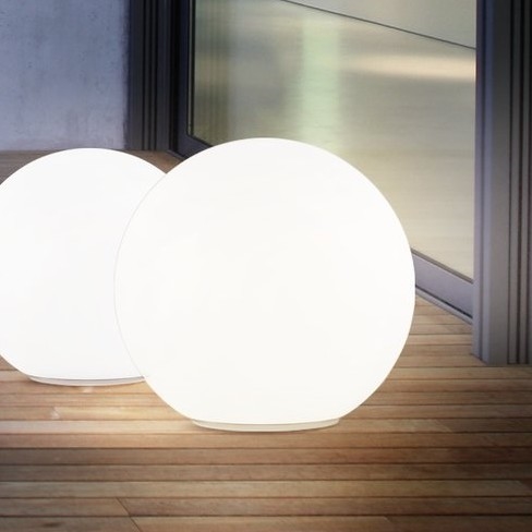 Eglo - Lámpara de pie de exterior 1xE27/40W/230V IP65 ø500