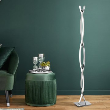 Eglo - Lámpara de pie LED/36W/230V cromo brillante