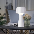 Eglo - Lámpara de sobremesa exterior recargable LED regulable/3W/5V 2200/3000/4000K 2000 mAh IP44 blanca