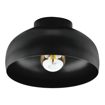 Eglo - Lámpara de techo 1xE27/40W/230V negra