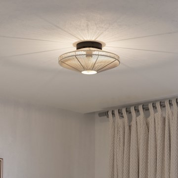 Eglo - Lámpara de techo 1xE27/40W/230V Ø 38 cm crema