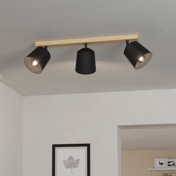 Eglo - Lámpara de techo con 3 focos E27/25W/230V