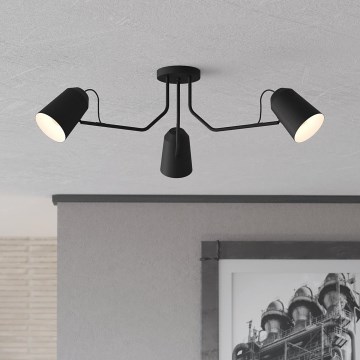 Eglo - Lámpara de techo empotrada 3xE27/25W/230V