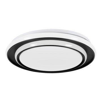 Eglo - Lámpara de techo LED/24W/230V 2700/4000/6500K Ø 40 cm negra