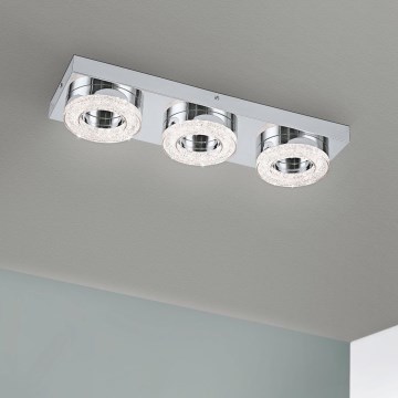 Eglo - Lámpara de techo LED 3xLED/4W/230V