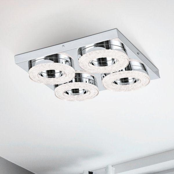 Eglo - Lámpara de techo LED 4xLED/4W/230V
