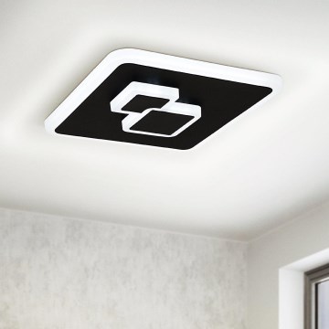 Eglo - Lámpara de techo LED LED/7,8W/230V negra