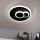 Eglo - Lámpara de techo LED LED/7,8W/230V Ø 20 cm negra