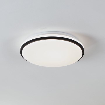 Eglo - Lámpara de techo LED para baño LED/15,6W/230V IP44 negra