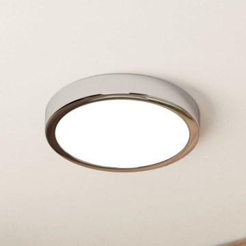 Eglo - Lámpara de techo LED para baño LED/17W/230V IP44 cromo brillante