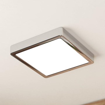 Eglo - Lámpara de techo LED para baño LED/17W/230V IP44 cromo brillante