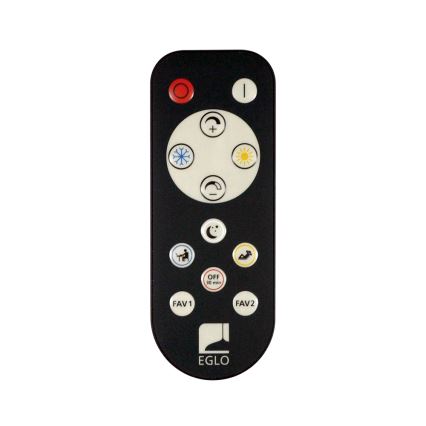 Eglo - Lámpara de techo LED regulable 1xLED/43W/230V blanca + mando a distancia