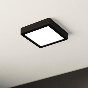 Eglo - Lámpara de techo LED regulable LED/11W/230V negra