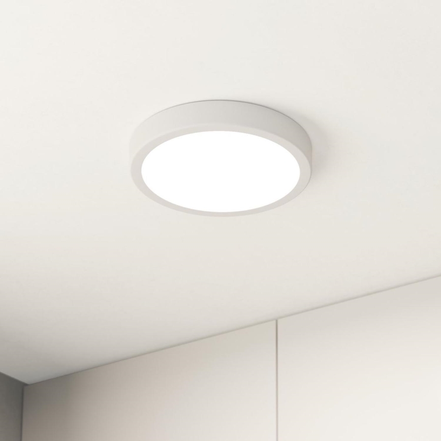 Eglo - Lámpara de techo LED regulable, LED 16,5 W, 230 V, Ø 21 cm
