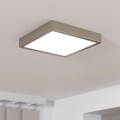 Eglo - Lámpara de techo LED regulable LED/17W/230V cromo mate