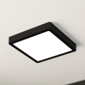 Eglo - Lámpara de techo LED regulable LED/17W/230V negra