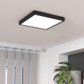 Eglo - Lámpara de techo LED regulable LED/20,5W/230V negra