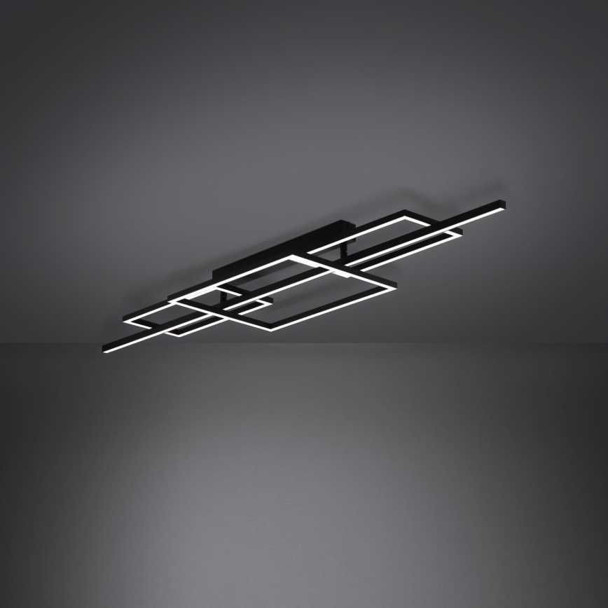 Eglo - Lámpara de techo LED regulable LED/34,5W/230V 3000K negro