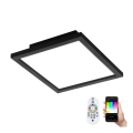 Eglo - Lámpara de techo LED RGB regulable SALOBRENA-C LED/16W/230V + mando a distancia