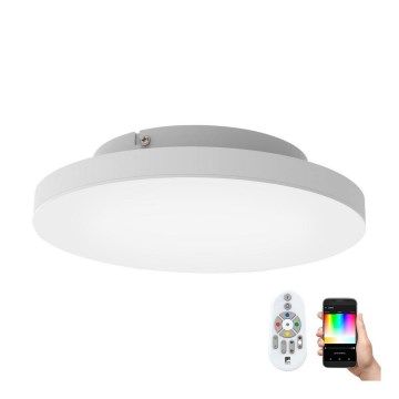 Eglo - Lámpara de techo LED RGB regulable TURCONA-C LED/15W/230V + mando a distancia