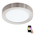 Eglo - Lámpara de techo LED RGBW regulable FUEVA-C LED/21W/230V Bluetooth