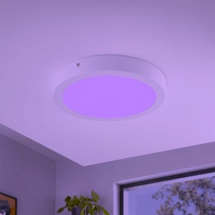 Eglo - LED RGBW luminaria de techo regulable FUEVA-C LED/21W/230V Ø 30 cm