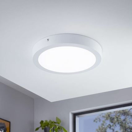 Eglo - LED RGBW luminaria de techo regulable FUEVA-C LED/21W/230V Ø 30 cm