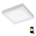 Eglo - Lámpara de techo regulable LED RGBW FUEVA-C LED/15,6W/230V Bluetooth