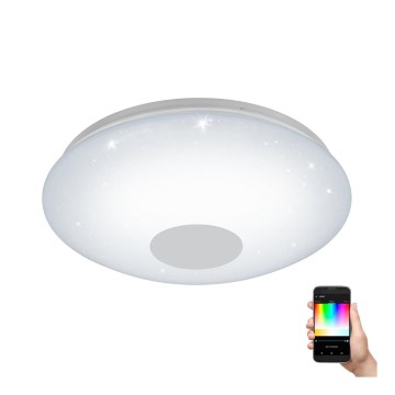 Eglo - Lámpara de techo regulable LED RGBW VOLTAGO-C LED/17W/230V