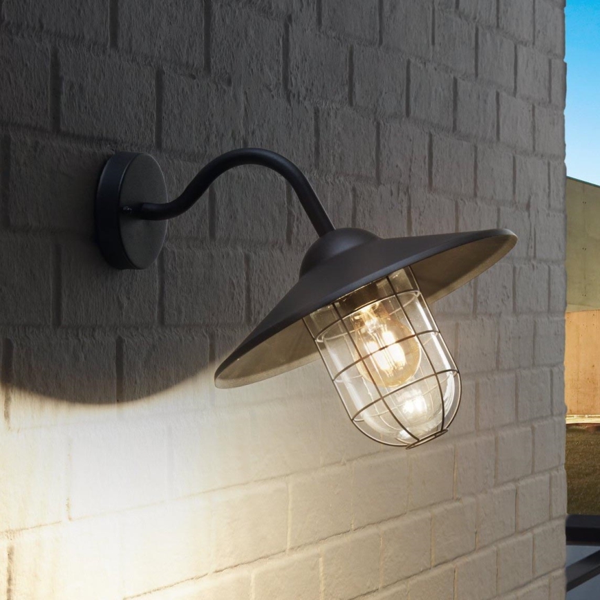 Eglo - Lámpara exterior 1xE27/60W/230V IP44