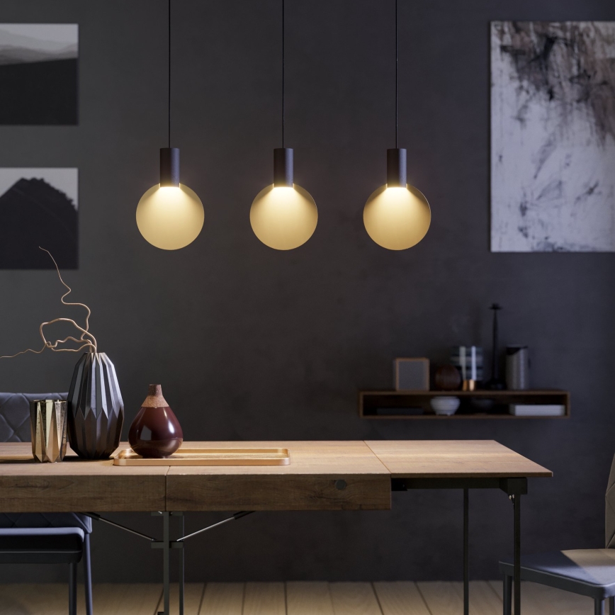 Eglo - Lámpara LED colgante 3xGU10/4,5W/230V 3000K