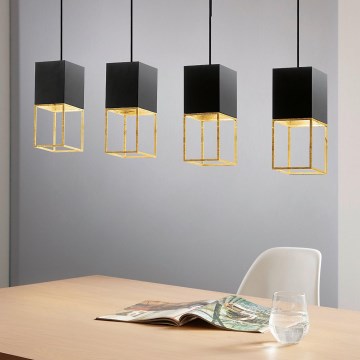 Eglo - Lámpara LED colgante 4xGU10/5W/230V