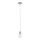 Eglo - Lámpara LED colgante MY CHOICE 1xE14/4W/230V  cromo mate/blanco