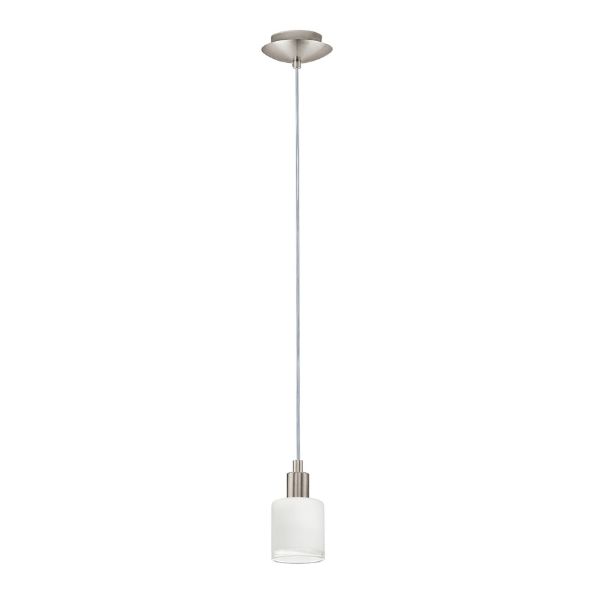Eglo - Lámpara LED colgante MY CHOICE 1xE14/4W/230V cromo mate/blanco