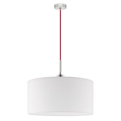 Eglo - Lámpara LED colgante TUNJA 1xE27/60W/230V blanco