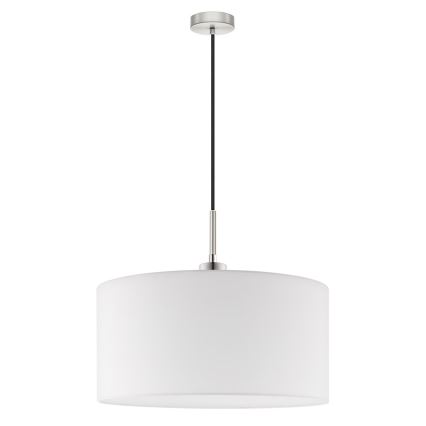 Eglo - Lámpara LED colgante TUNJA 1xE27/60W/230V blanco