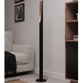 Eglo - Lámpara LED de pie 1xGU10/4,5W/230V negro/marrón