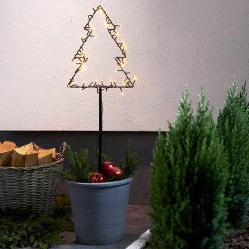 Eglo - LED Decoración navideña exterior LED/3xAA IP44 árbol