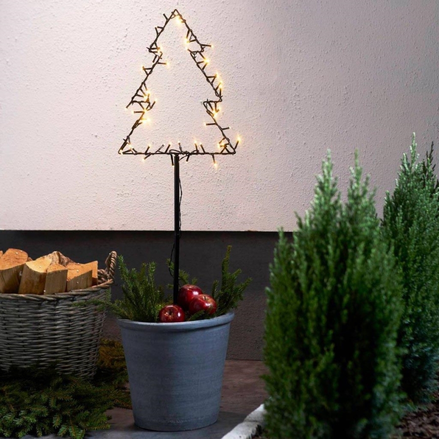 Eglo - LED Decoración navideña exterior LED/3xAA IP44 árbol