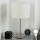 Eglo - LED Lámpara de mesa TUNJA 1xE27/60W/230V 38,5 cm cromo mate/blanco