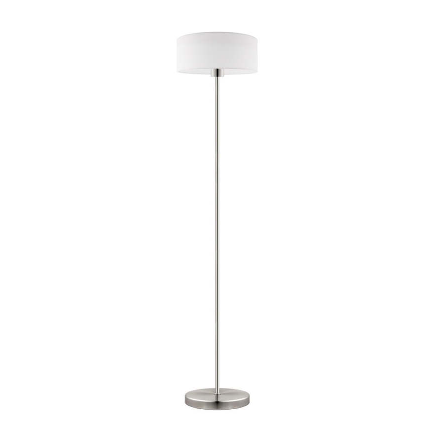 Eglo - LED Lámpara de pie TUNJA 1xE27/60W/230V cromo mate/blanco