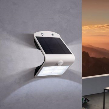 Eglo - LED Luminaria solar con sensor LED/3,2W/3,7V 2000 mAh IP54