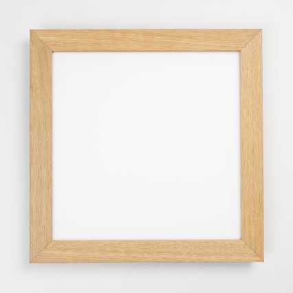 Eglo - LED RGB Panel fijo regulable SALOBRENA-C WOOD LED/24W/230V 2700-6500K 45x45 cm marrón + control remoto