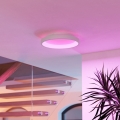Eglo - LED RGBW Luminaria de techo regulable LED/19,6W/230V 2700-6500K Ø 35 cm blanca